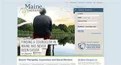 Desktop Screenshot of mymainetherapist.com